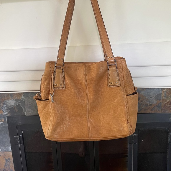 Fossil Purse, light brown soft leather. - Picture 7 of 12